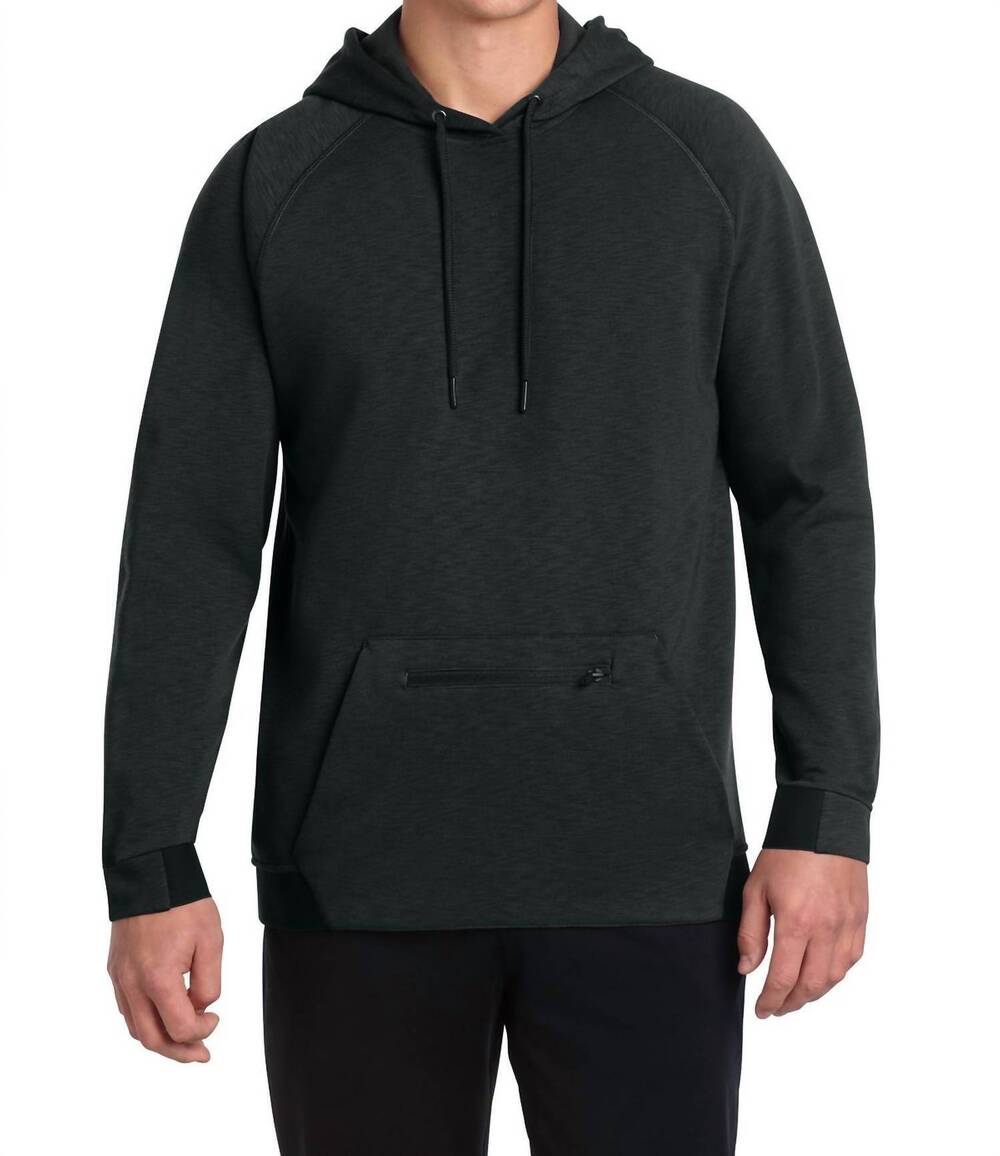 NEW SPORT-TEK posicharge strive pullover hoodie in black